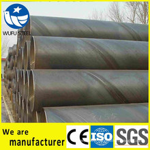 Carbon SSAW spiral SS400 steel pipe price